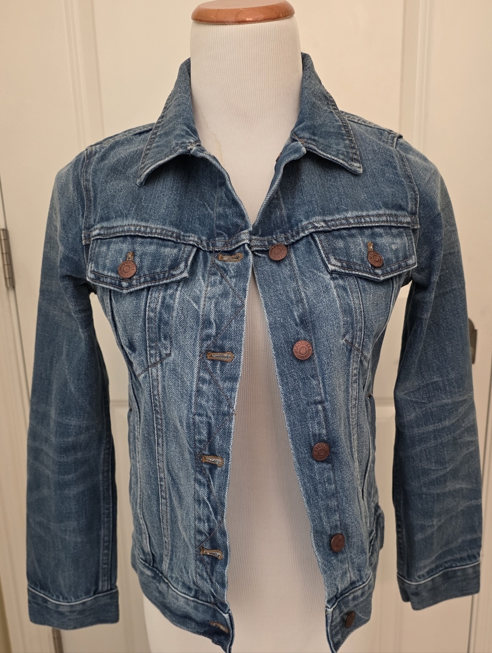 Madewell Vintage Wash Blue Denim Jacket
